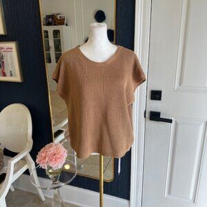 Knit Short Sleeve Sweater